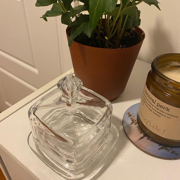 Glass Container Bathroom Storage 💕 3 for $20💕 - Picture 1 of 5